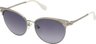 Blumarine SBM163S 0A39 Womens Sunglasses Rose-Gold Size 58