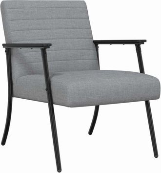 vidaXL Armchair Light Grey 59 x 75 x 78 cm Fabric vidaXL