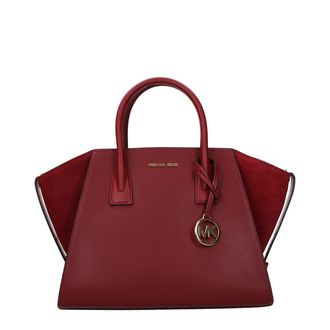 Michael Kors Red Leather Womens Handbag
