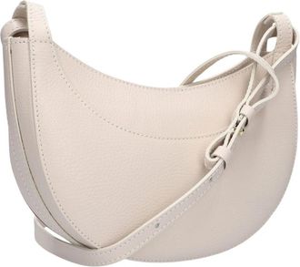 Notre-V Daisy Schoudertas - Dames - Schoudertassen - Beige - ONE Size - Leer - Tassen