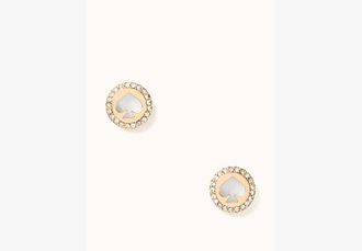 Kate Spade New York Spot The Spade Pave Halo Spade Studs