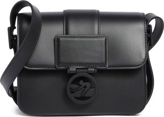 Longchamp Box-Trot Leather Crossbody Bag in Black at Nordstrom Rack