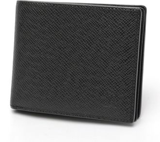 Louis Vuitton Black Taiga Leather Leather Coin Purse/Coin Case (Pre-Owned)