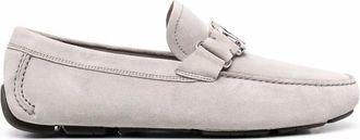Ferragamo Mens Grey Loafers, US Size 5.5