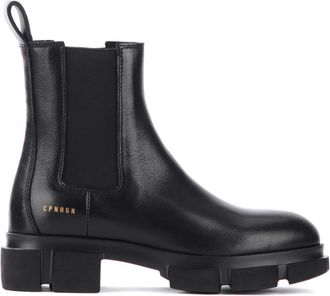 Copenhagen Schoenen, Dames, Zwart, 41 EU, Leer, Chelsea Boots