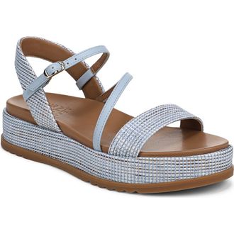 Naturalizer Zayda Platform Sandal in Ice Blue at Nordstrom, Size 6.5