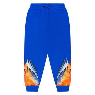 Marcelo Burlon Icon Wings Joggers - male - Marcelo Burlon - Sweatpants - Blue - 12 Y - Kids