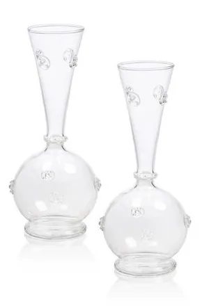 Zodax Vendome Set of 2 Vases in Clear at Nordstrom Rack