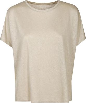 Majestic Filatures Mujer, Camisetas, Beige, Talla: S