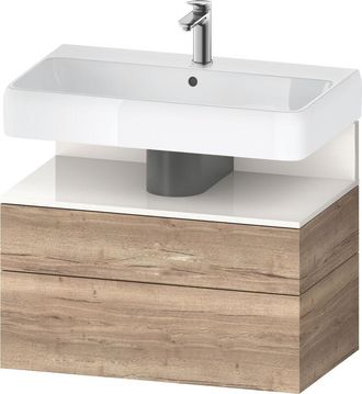 Duravit Qatego Mueble Bajo Lavabo, 1 Extra&iacute;ble Y 1 Caj&oacute;n, - Duravit