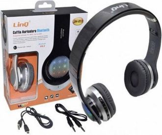 Trade Shop Trade Shop - Cuffie Auricolare Bluetooth Wireless Con Lettore Scheda Microsd Luci Led Jh-812