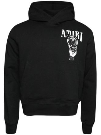 Amiri Felpa Crystal Ball con stampa - Nero