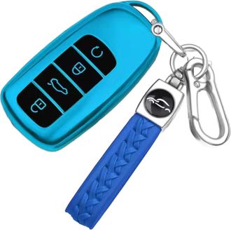 Generic Car Key Fob Cover fit for Chery Jaecoo J7 J8 J9 Tiggo 8 Pro Tiggo 8plus 5 Plus 7pro Tiggo 7 Pro Max Omoda 5 C5, Keyring Key Case Accessories,B