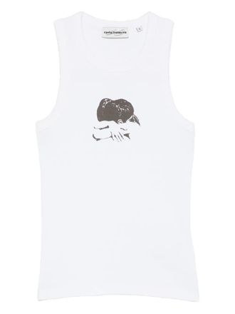 Carne Bollente Back In Your Arms tank top - White