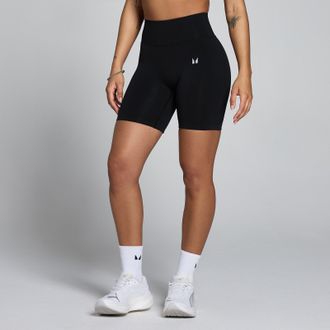 MyProtein Short sin costuras de cintura media Tempo para mujer de MP - Negro - XS