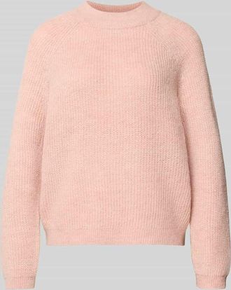 Only Comfort Fit Strickpullover mit Mock-Neck Kragen Model JESS in Rose, Größe XL