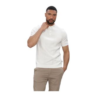 Saint Steve Saint Steve - Friederich Polo - Heren - Tops - Wit - Maat: M