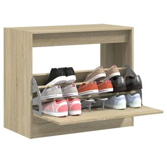 vidaXL Vidaxl - Zapatero De Madera De Ingenier&iacute;a Roble Sonoma 80x42x69 Cm