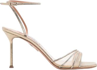 Aquazzura High Heel Sandals - Shoes - Mujer - Beige - 36 1/2 EU