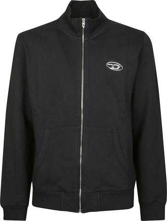 Diesel S-Ginn Iod Cotton Full Zip Sweatshirt