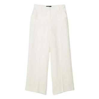 Max Mara Wide Trousers, female, Beige, L, Wide Trousers