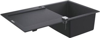 GROHE Fregadero De 1 Seno Con Escurridor K500 En Composite Granito Negro - Grohe