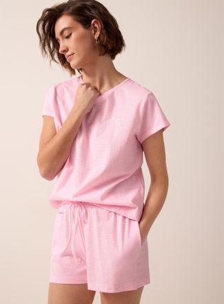Lauren Ralph Lauren Womens Pinstripes pyjama set