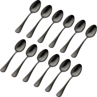 Godinger Set Of 12 Salem Matte Black 18/0 Stainless Steel Tablespoon