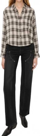 Rails Malin Plaid Shirt In Ivory