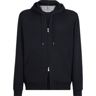 Brunello Cucinelli French terry sweatshirt in Blue at Nordstrom, Size Xxx-Large Eu