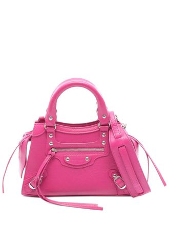 Balenciaga 2010-2025 Nano Grained Calfskin Neo Classic City satchel - women - Calf Leather - One Size - Pink