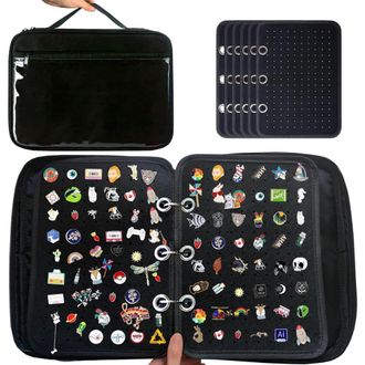 OEM Un Folleto De 6 P&aacute;ginas Para Coleccionar Insignias, Una P&aacute;gina Para Exhibir Insignias Esmaltadas, Una Caja Para Guardar Insignias Y Una Bolsa De Viaje