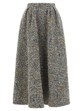Alessandra Rich Tweed Skirt
