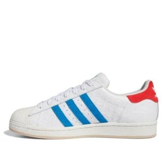 adidas originals Superstar White Blue Red ID7964