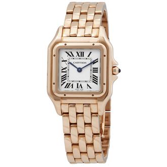 Cartier Pre-owned Cartier Panthere De Cartier Silver Dial Ladies Watch WGPN0007