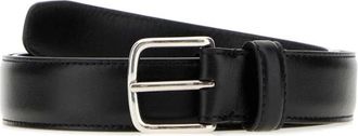 The Row Klassieke Riem - unisex - Riemen - Zwart - 105 CM - Leer - Accessoires