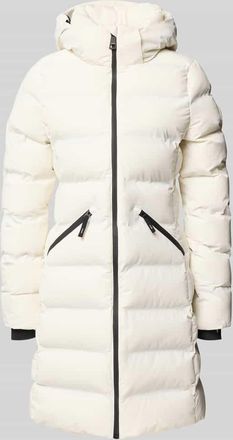 Superdry Regular Fit Mantel in Stepp-Optik Modell City in Offwhite, Größe XXL