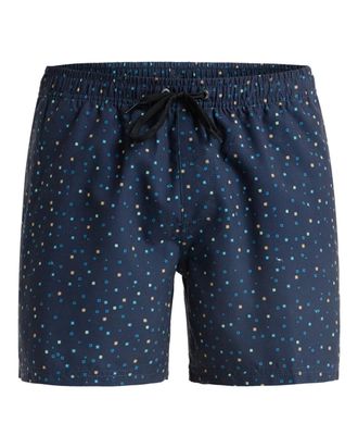 Quiksilver Boardshorts QUIKSILVER Everyday Straight 15, Herren, Gr. L, blau (schwarz navy minichaos), Obermaterial: 100% Microfaser;, Hosen Boardshorts