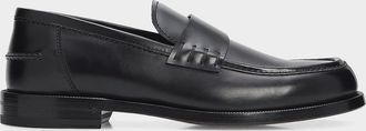 Gianvito Rossi Men & apos;s Preppy Leather Loafers