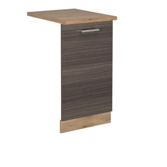 Vicco Tapa Del Lavavajillas R-line, Gris Noble, 45 Cm, Et Roble