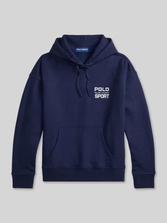 Polo Ralph Lauren Relaxed Fit Hoodie aus Baumwoll-Mix in Marine, Gr&ouml;&szlig;e XXL