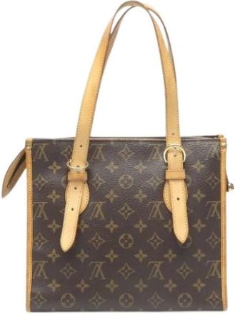 Louis Vuitton Pre-owned Vintage Canvas Handtas - Dames - Vintage Handtas - Bruin - ONE Size - Vintage