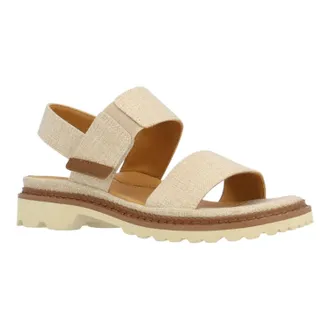 L'Amour Des Pieds Womens Delphina Sandal In Linen