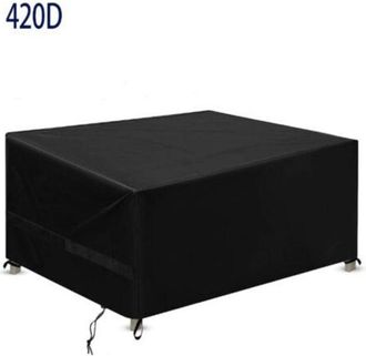 OEM Funda Para Muebles De Jard&iacute;n, Impermeable, Transpirable, Resistente Al Viento Y A Los Rayos Uv, Funda Protectora Para Mesa De Jard&iacute;n Exterior 420d - 1