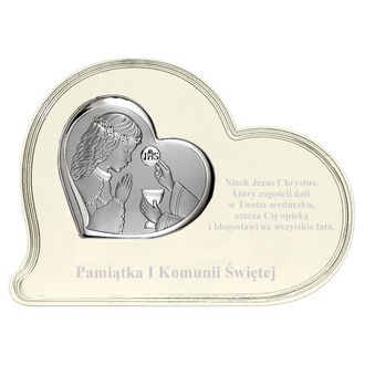 OEM Imagen Recuerdo De La Primera Comuni&oacute;n, Plata Tama&ntilde;o: 17,7x13,3cm Sku: Bc6644f/a