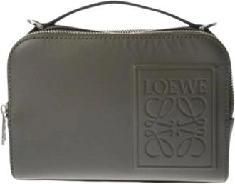 Loewe Pre-owned Mini Bags, female, Green, Size: ONE SIZE Pre-owned Shoulder Bag