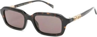 Gucci Rechthoekige Zonnebril - Dames - Zonnebrillen - Veelkleurig - 50 MM - Accessoires