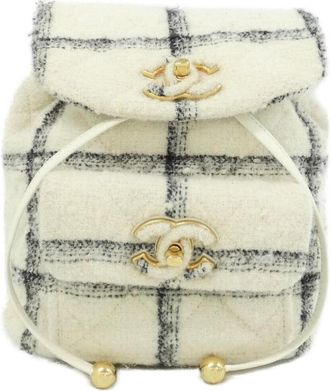 Chanel Black White Backpack (Pre-Owned)