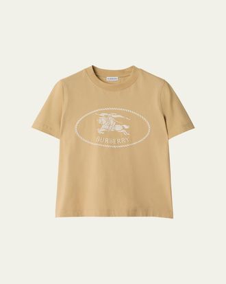 Burberry EKD Embroidered Short-Sleeve T-Shirt