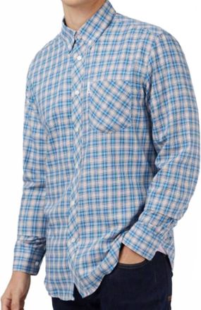 Ben Sherman House Tartan Long Sleeve Shirt In Blue